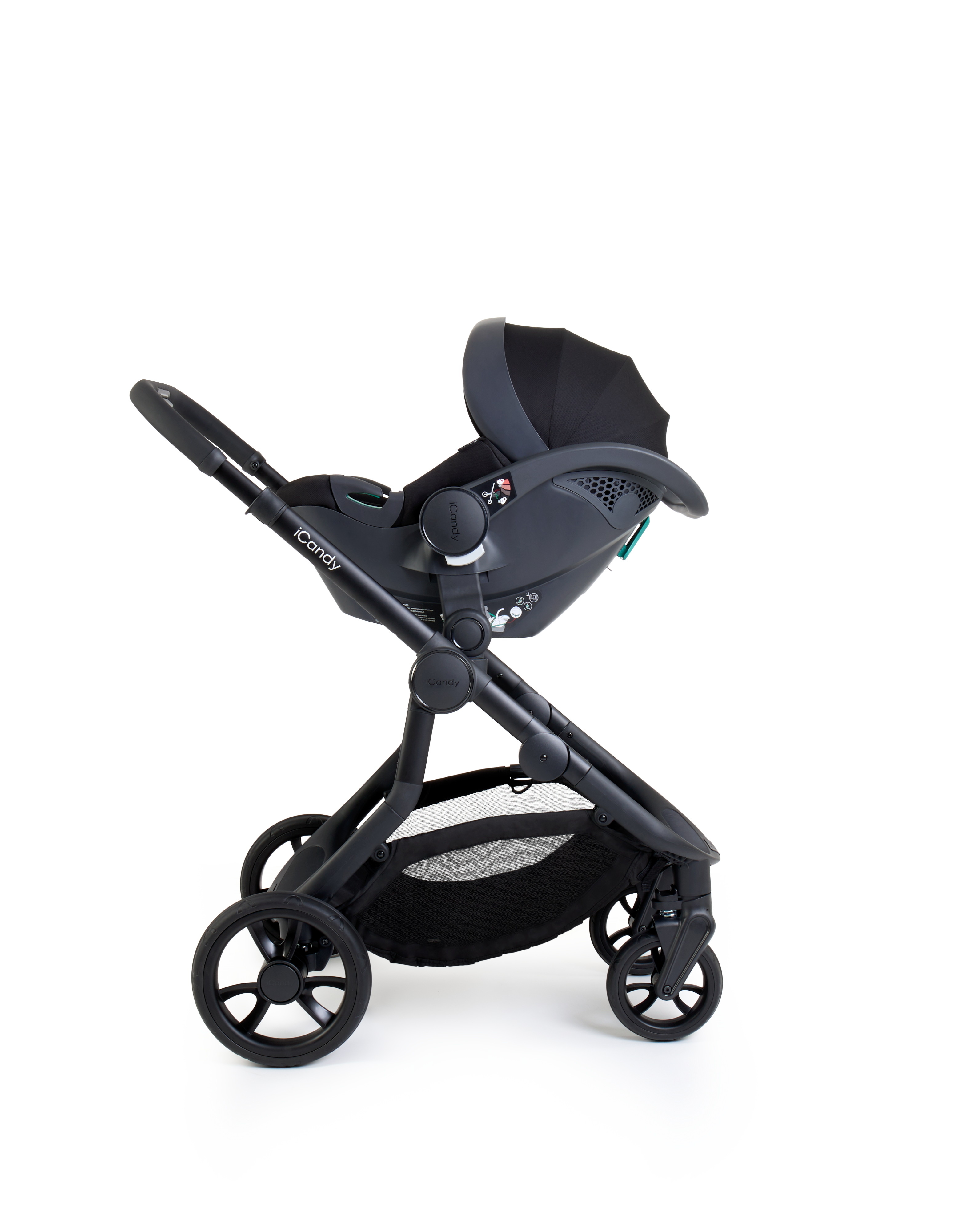 iCandy Orange 4 Pushchair Travel System | Rose on Black