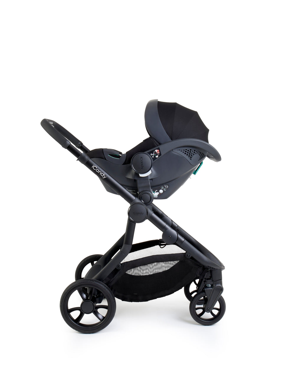 iCandy Orange 4 Pushchair Travel System | Pistachio on Black