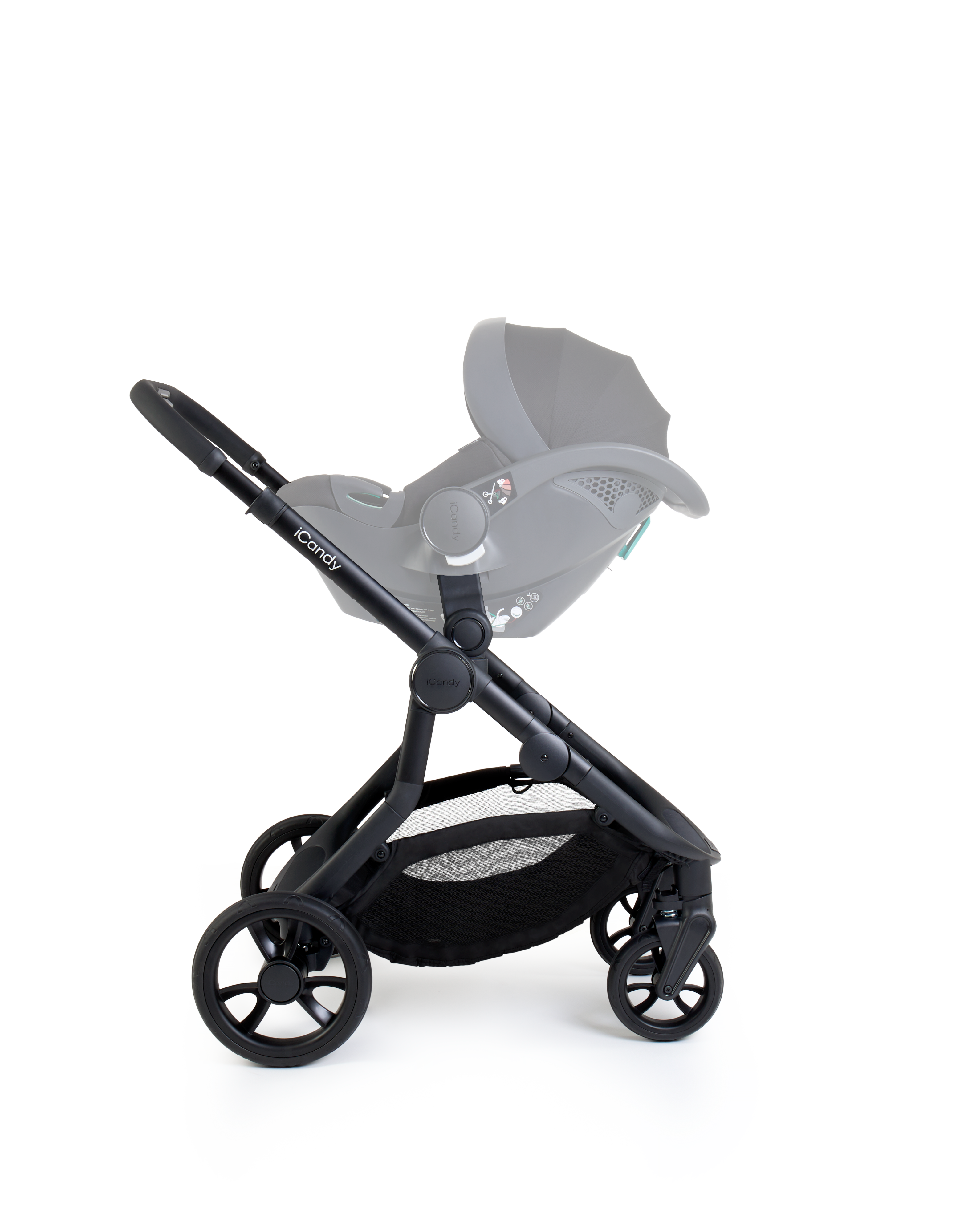 iCandy Orange 4 Pushchair Bundle | Rose on Black