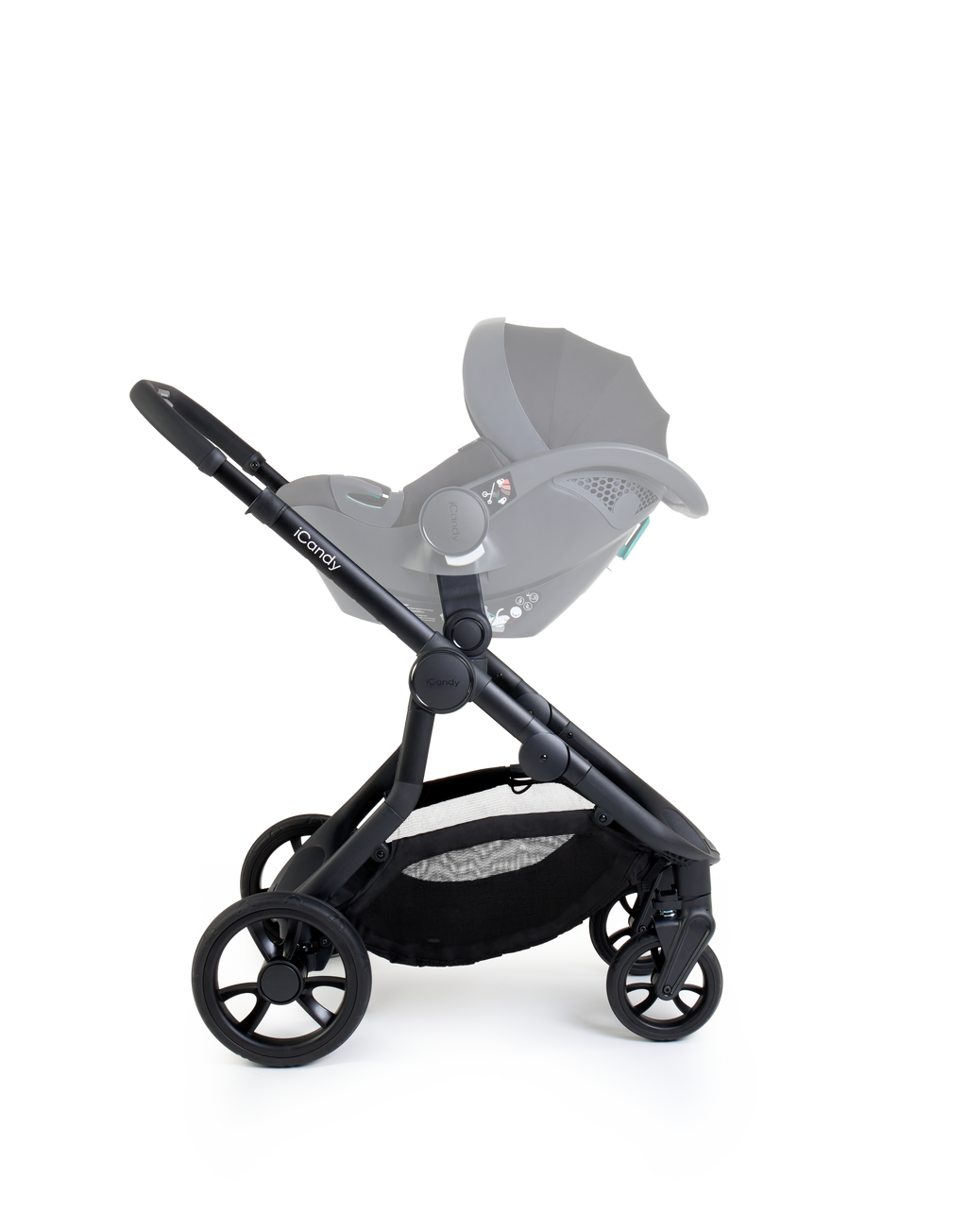 iCandy Orange 4 Pushchair & Maxi Cosi Pebble 360 Pro2 Bundle | Rose on Black
