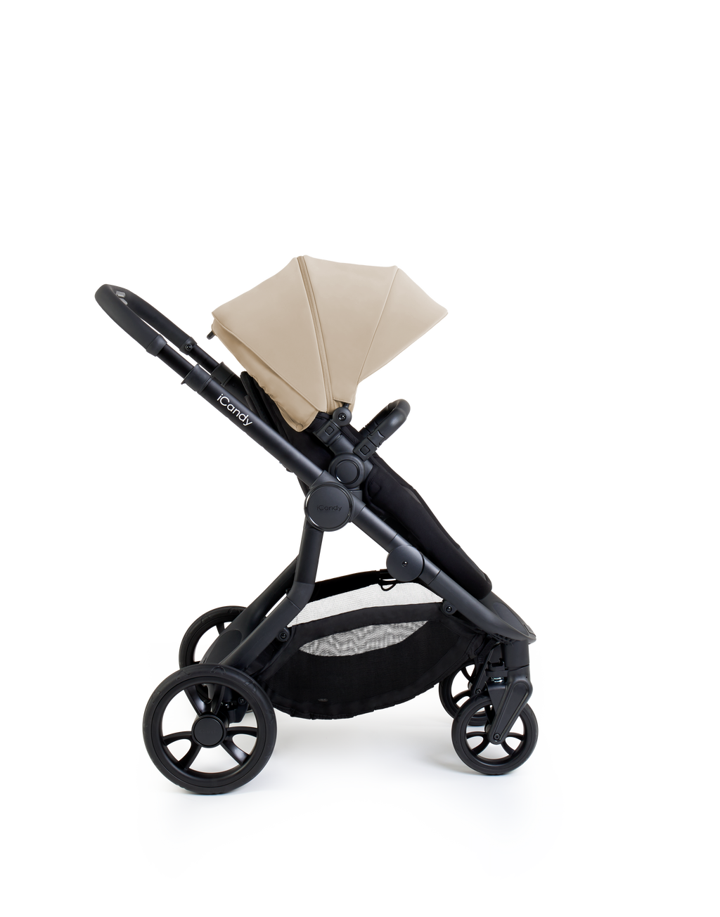 iCandy Orange 4 Pushchair & Maxi Cosi Pebble 360 Pro2 Bundle | Latte on Black