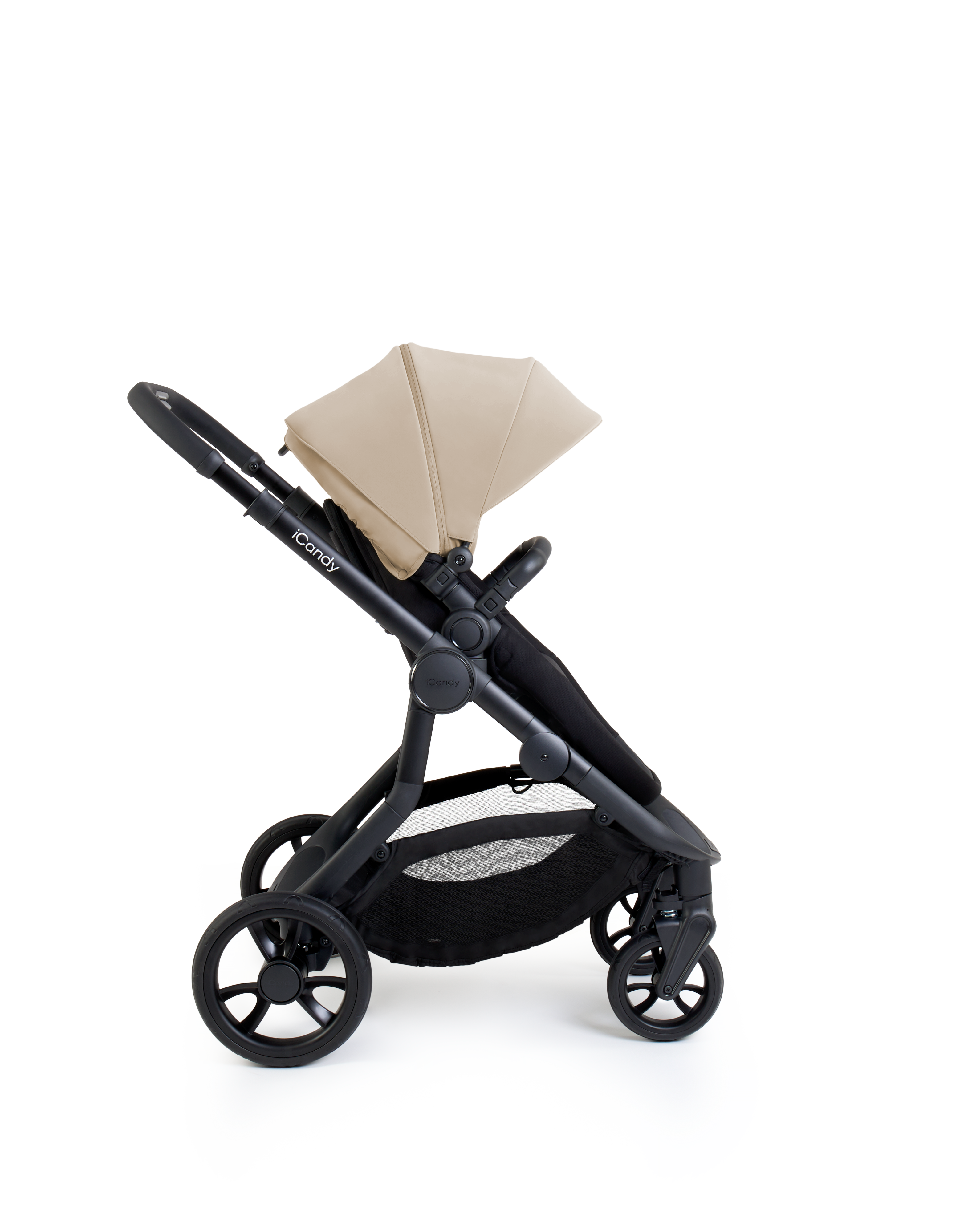 iCandy Orange 4 Pushchair & Maxi Cosi Pebble 360 Pro2 Bundle | Latte on Black