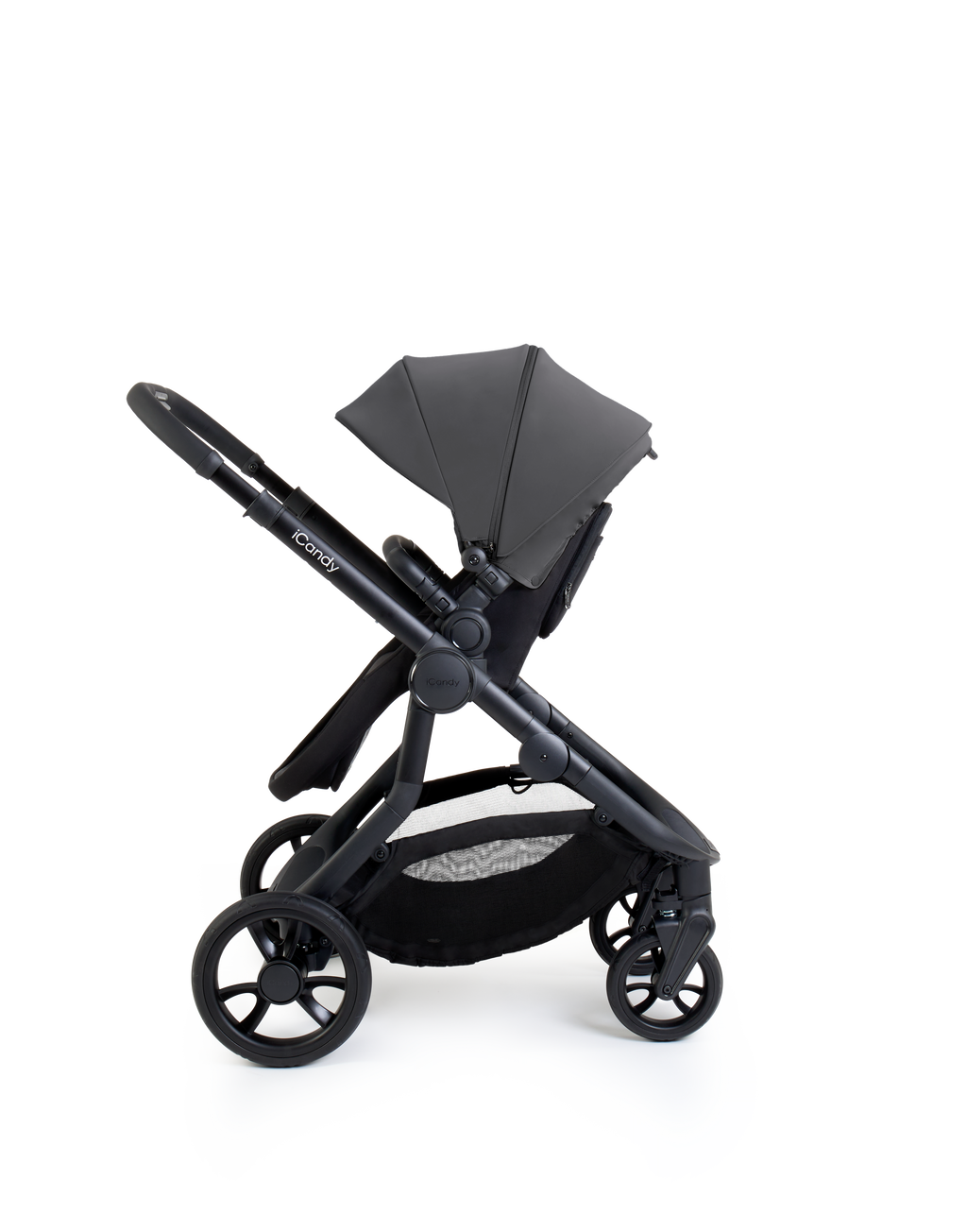 iCandy Orange 4 Pushchair & Maxi Cosi Pebble 360 Pro2 Bundle | Fossil on Black