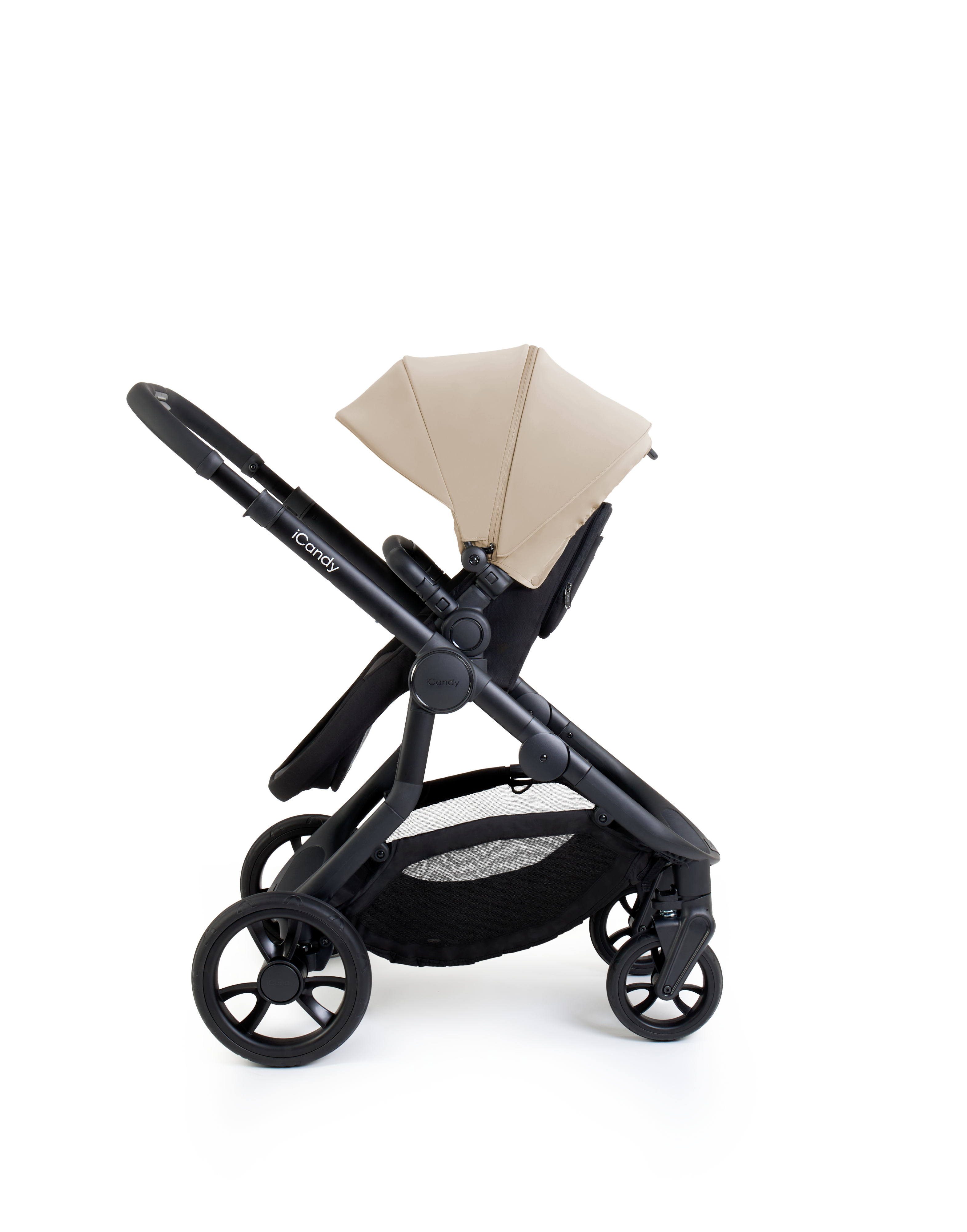 iCandy Orange 4 Pushchair & Maxi Cosi Pebble 360 Pro2 Bundle | Latte on Black