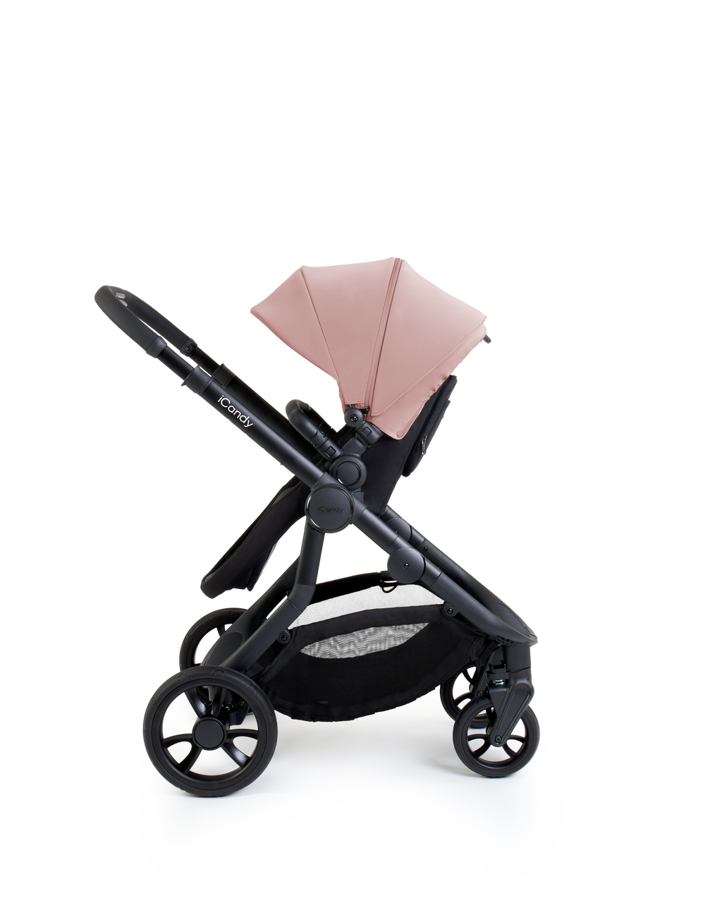 iCandy Orange 4 Pushchair & Maxi Cosi Pebble 360 Pro2 Bundle | Rose on Black