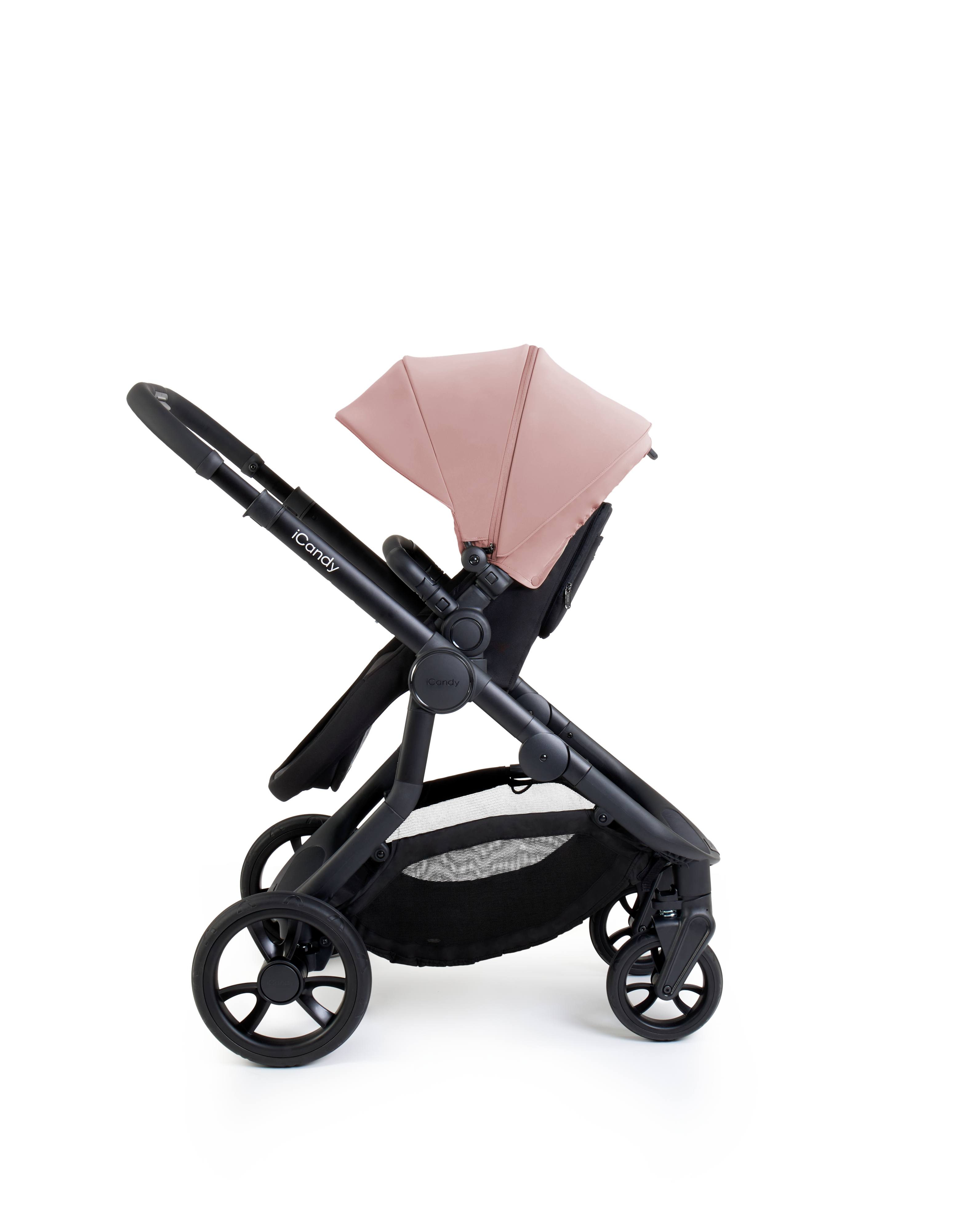 iCandy Orange 4 Pushchair & Maxi Cosi Pebble 360 Pro2 Bundle | Rose on Black