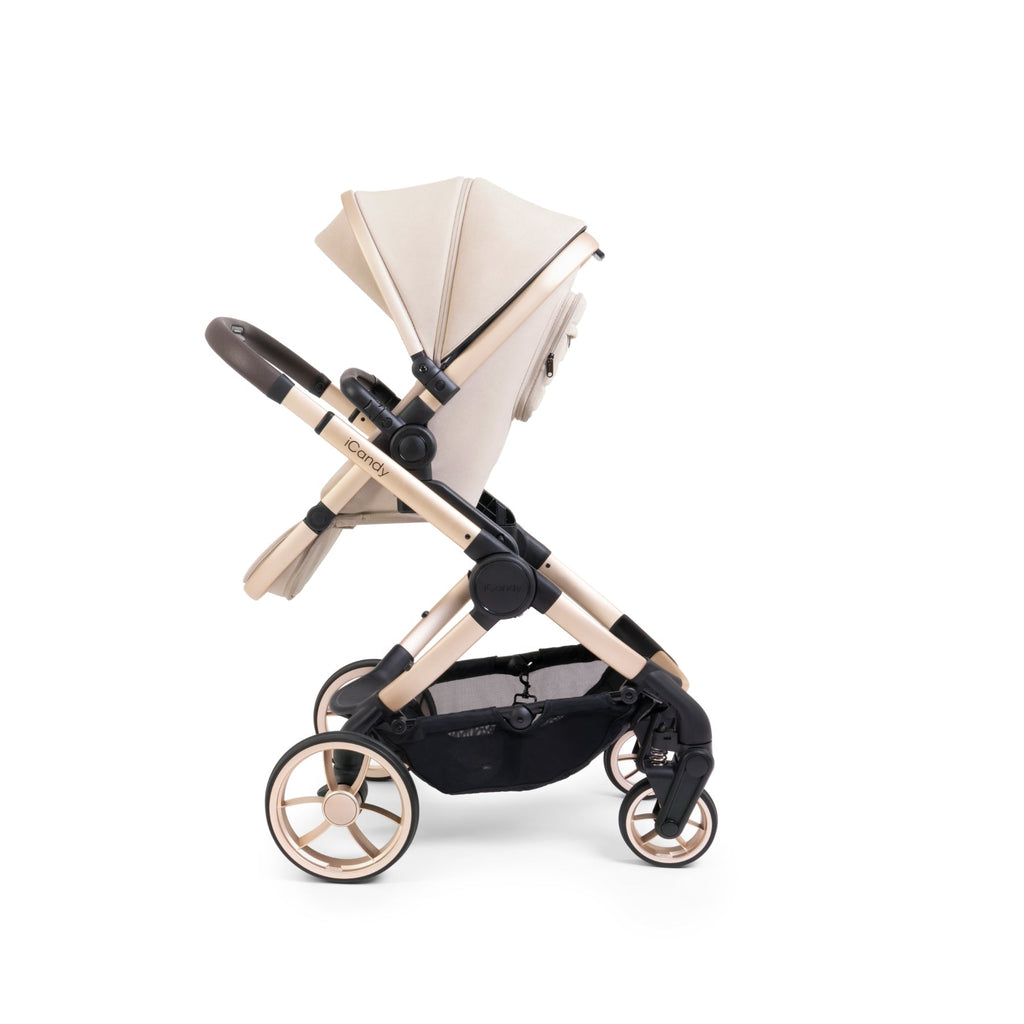 iCandy Peach 7 Complete Car Seat Bundle - Biscotti / Black Cocoon