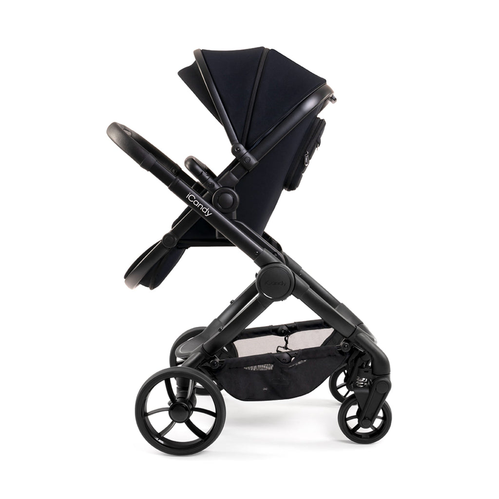 iCandy Peach 7 Complete Car Seat Bundle - Black Edition / Black Cocoon