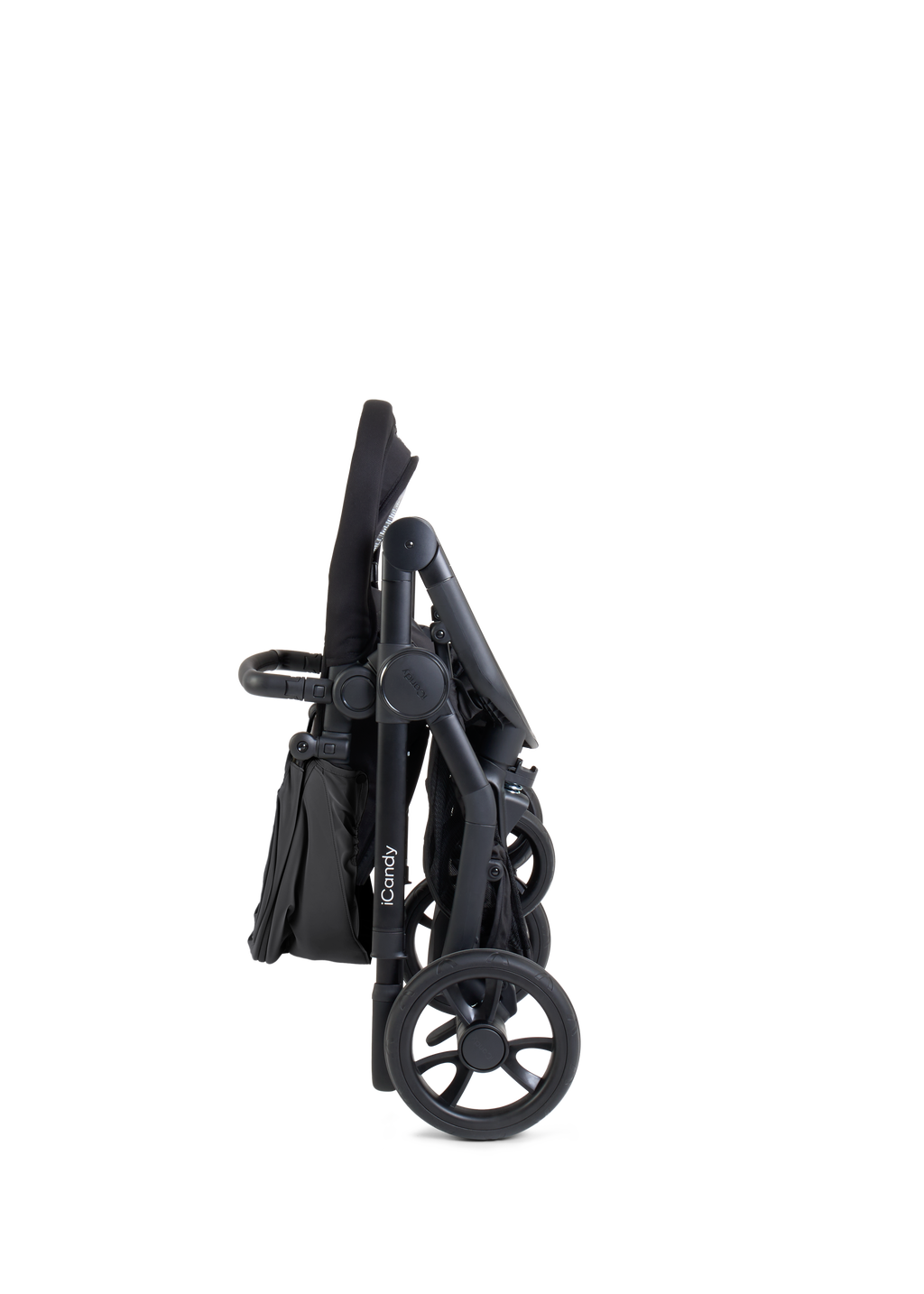 iCandy Orange 4 Pushchair Bundle | Fossil on Black