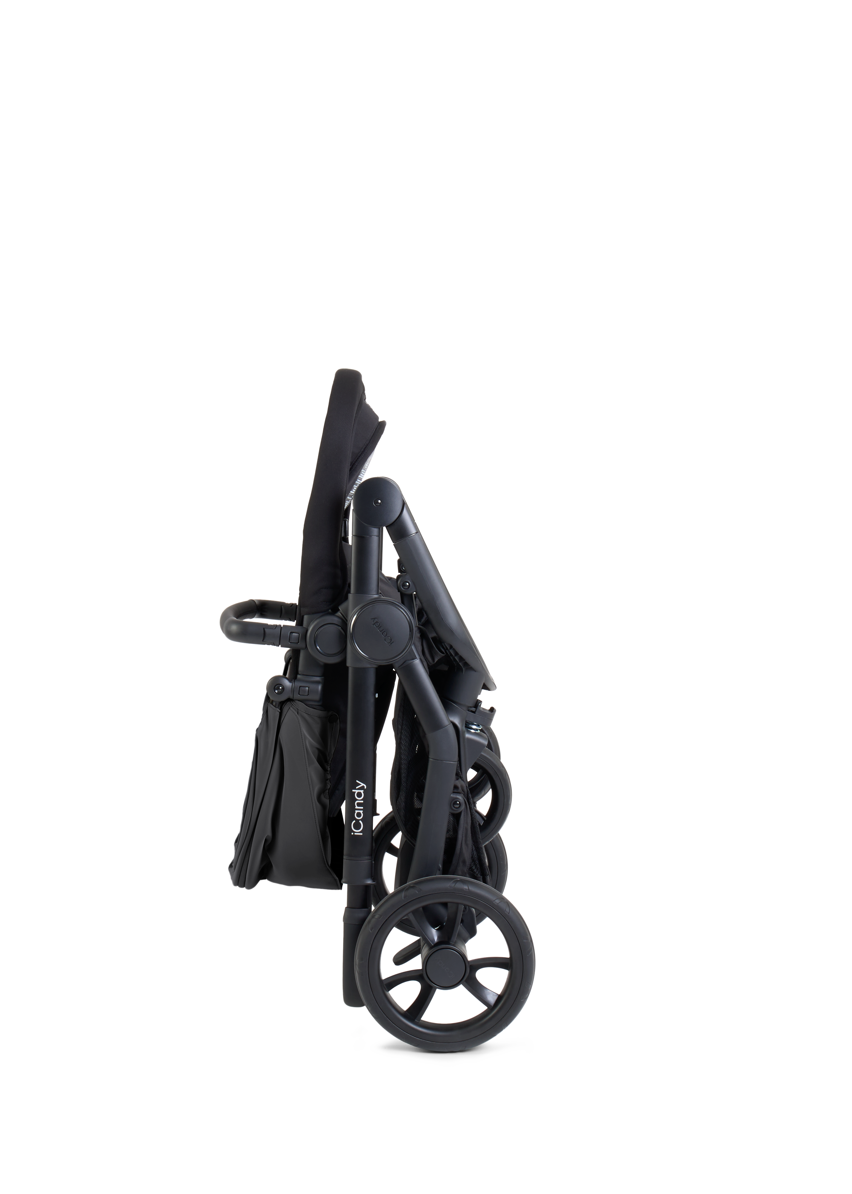 iCandy Orange 4 Pushchair Bundle | Fossil on Black