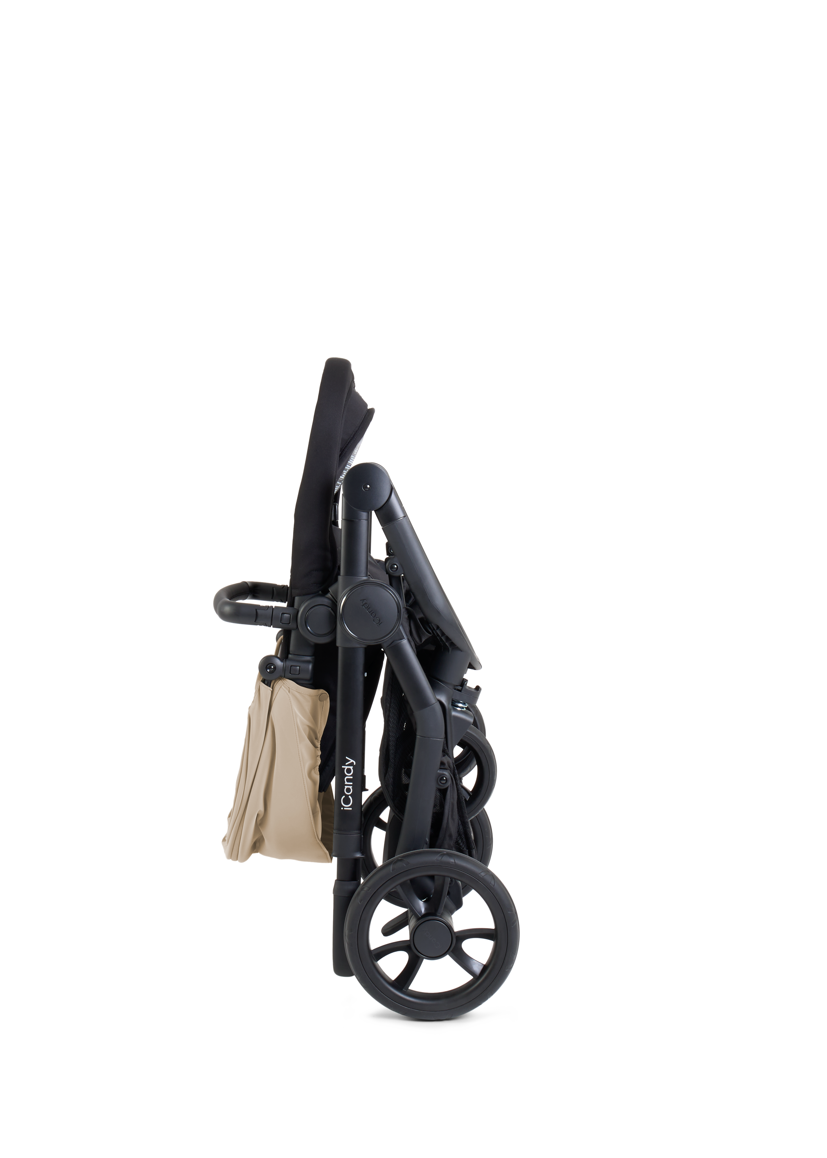 iCandy Orange 4 Pushchair & Cybex Cloud T Bundle | Latte on Black