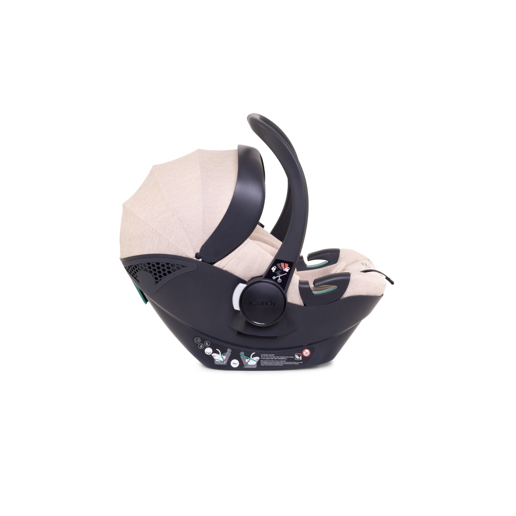 iCandy Peach 7 Complete Car Seat Bundle - Cookie / Latte Cocoon