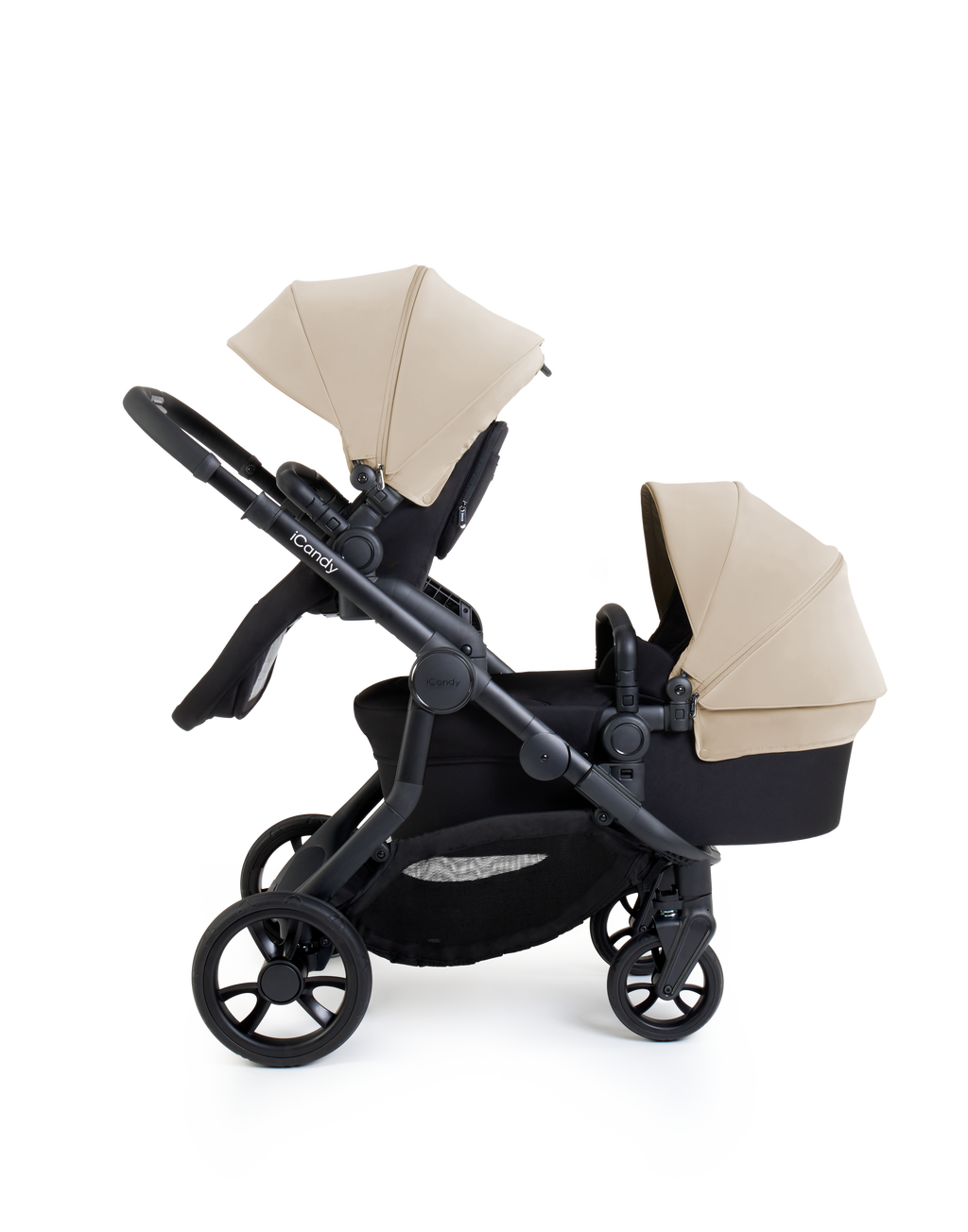 iCandy Orange 4 Pushchair & Maxi Cosi Pebble 360 Pro2 Bundle | Latte on Black
