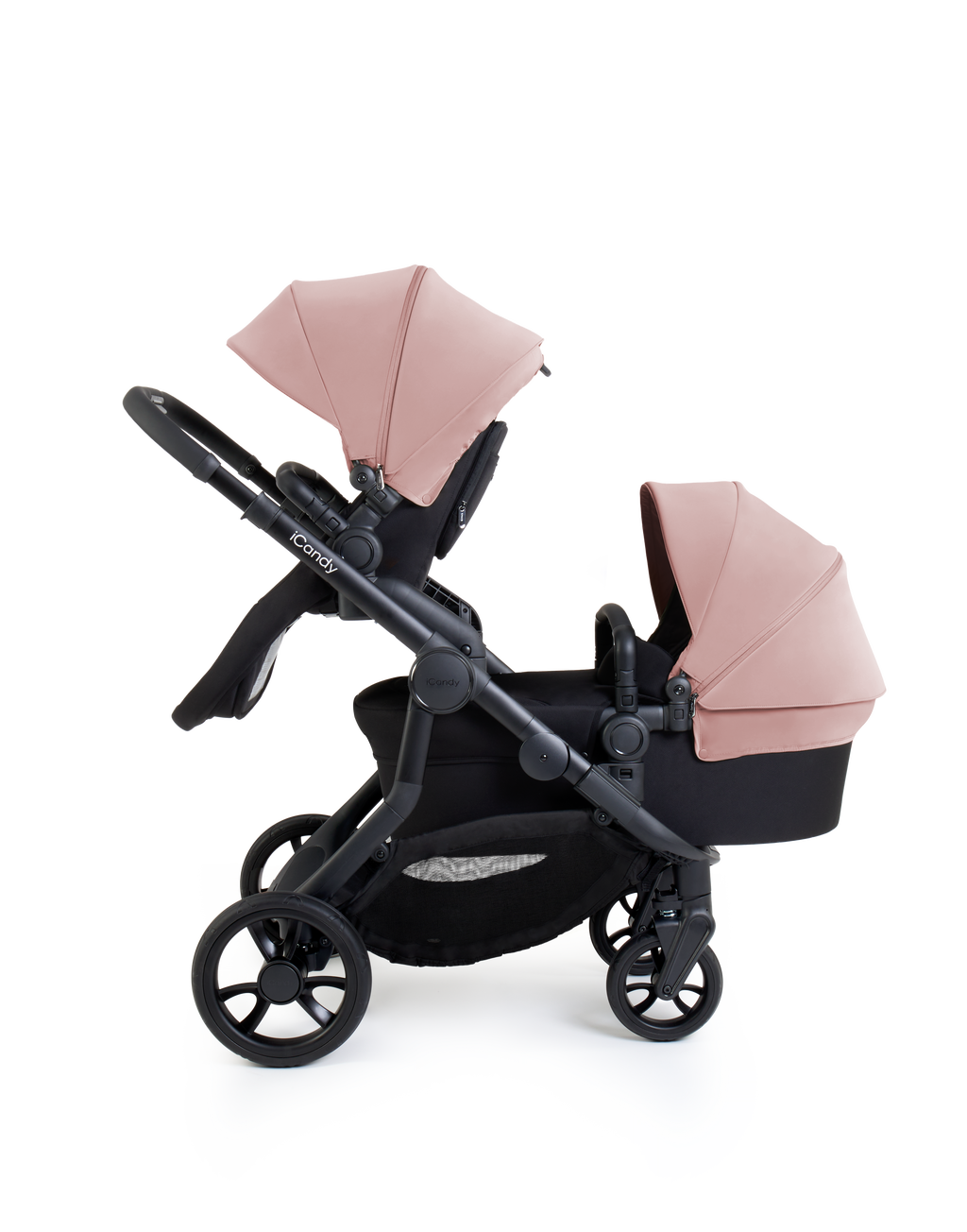 iCandy Orange 4 Pushchair & Maxi Cosi Pebble 360 Pro2 Bundle | Rose on Black