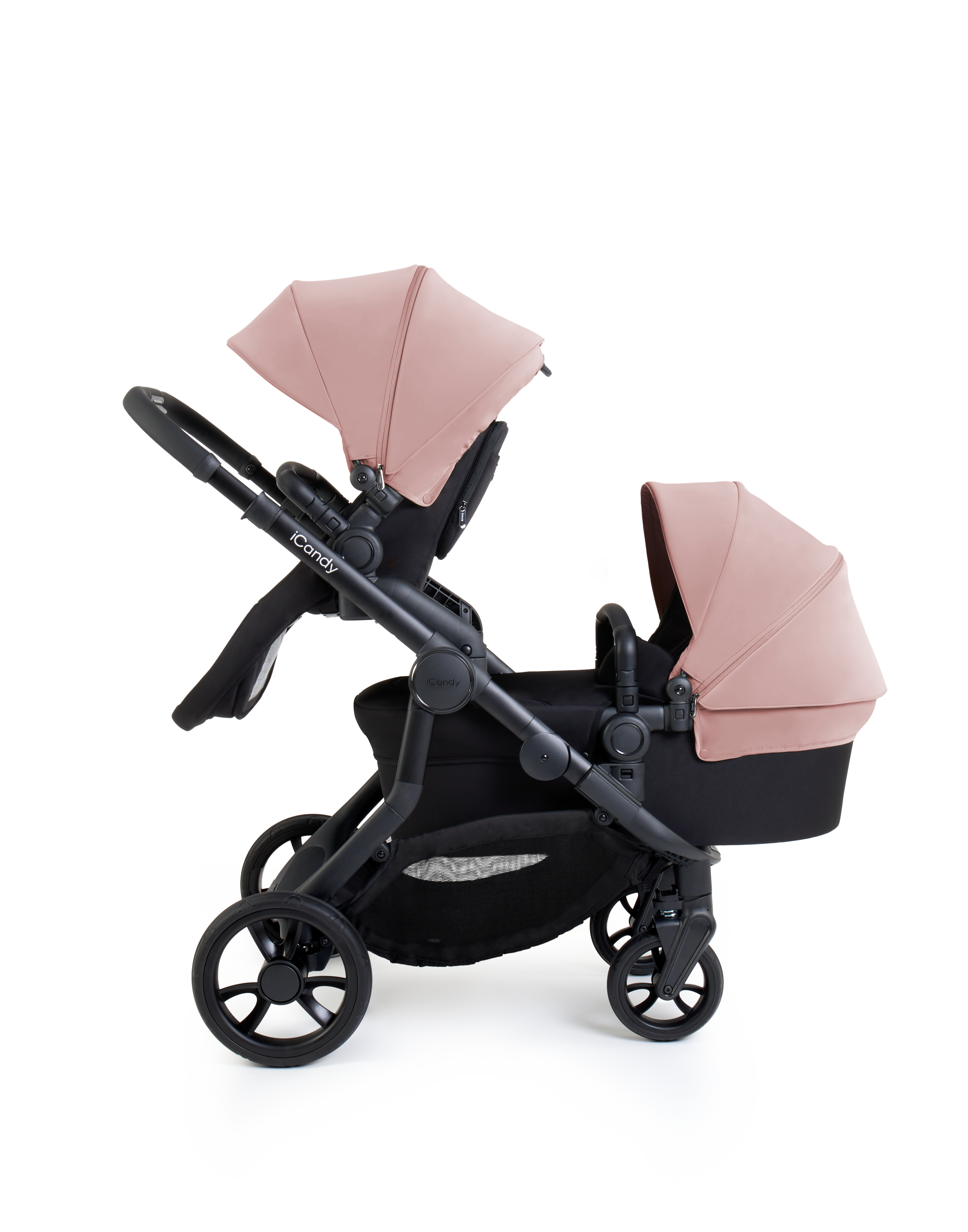 iCandy Orange 4 Pushchair & Maxi Cosi Pebble 360 Pro2 Bundle | Rose on Black