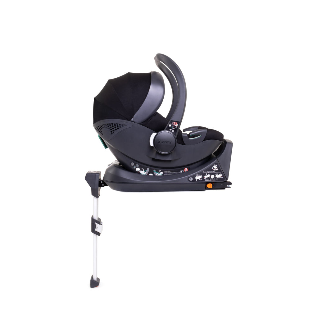 iCandy Peach 7 Complete Car Seat Bundle - Cookie / Black Cocoon
