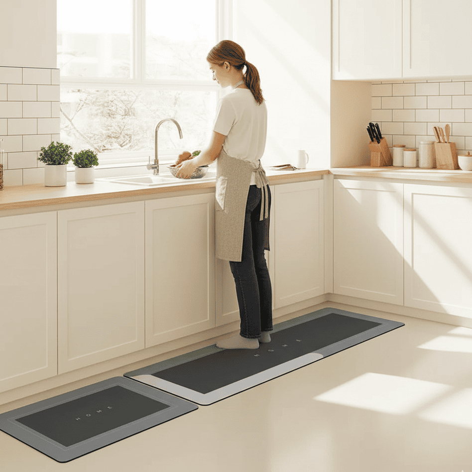 EASYMAT – Comfortable Water-Repellent Kitchen Mat for Everyday Use