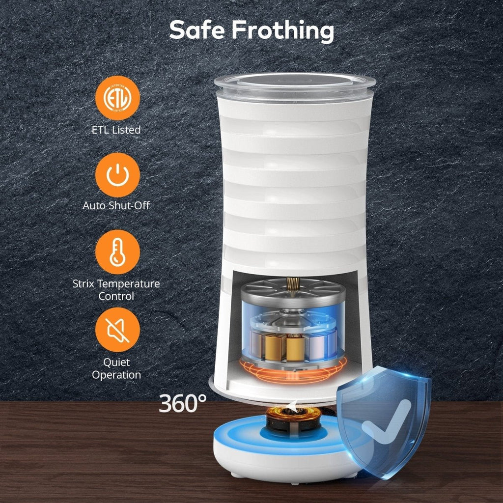 CREMOPRESSO – 4-in-1 Milk Frother & Steamer for Coffee in Barista Quality