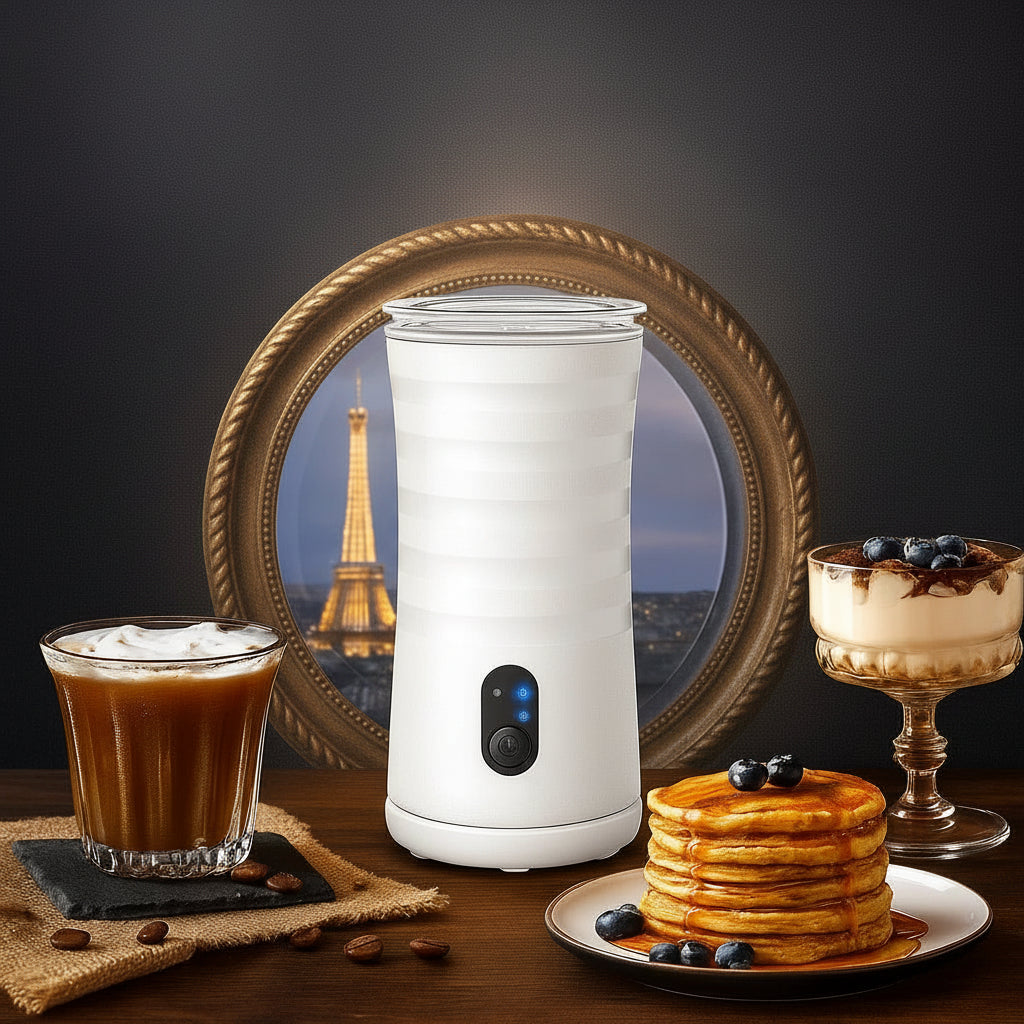 CREMOPRESSO – 4-in-1 Milk Frother & Steamer for Coffee in Barista Quality