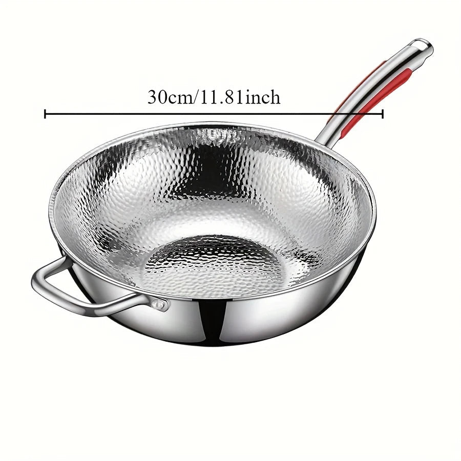 PANVION – Premium titanium wok with round bottom for induction cookers and effortless stir-frying