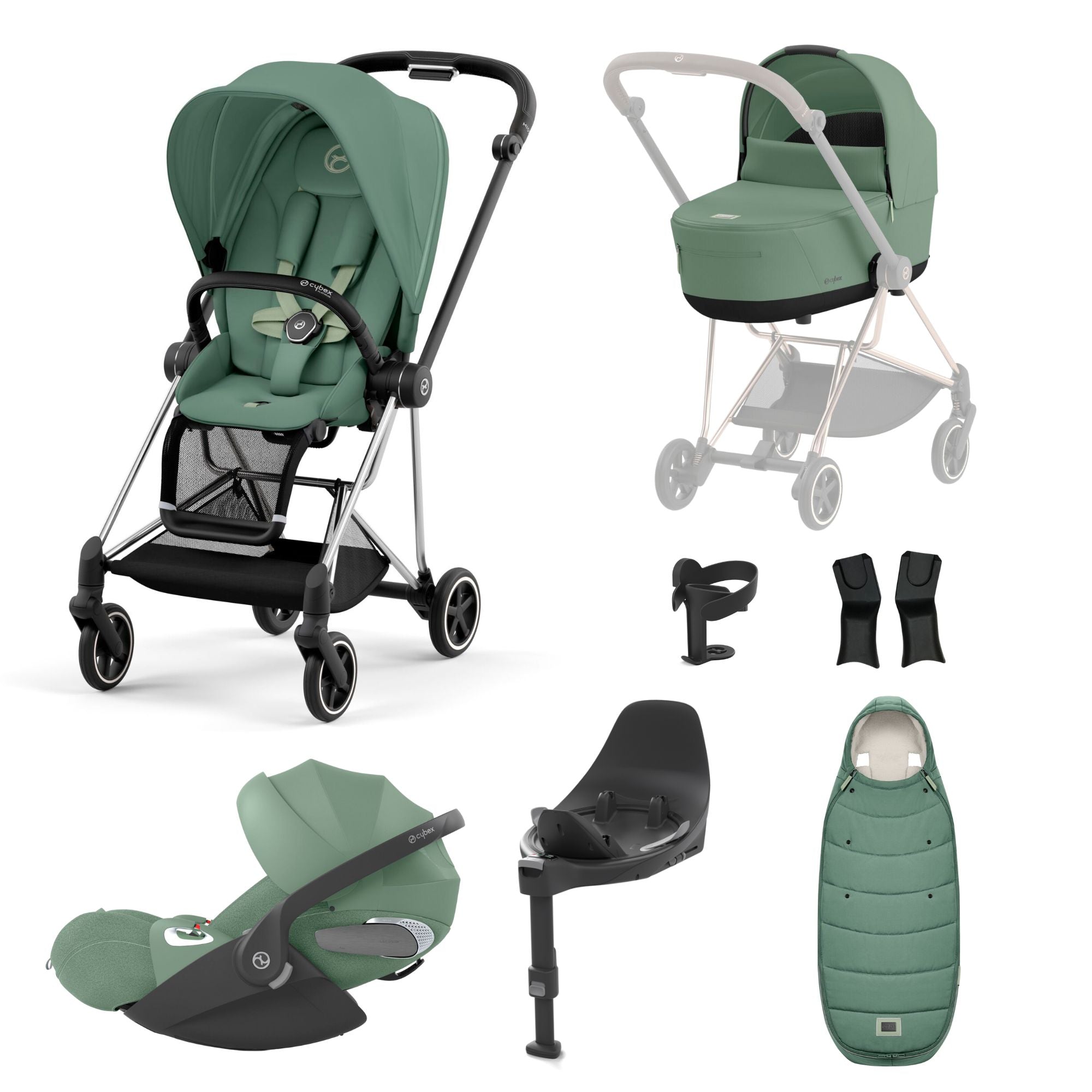 Cybex Mios Travel System - Leaf Green (2023)
