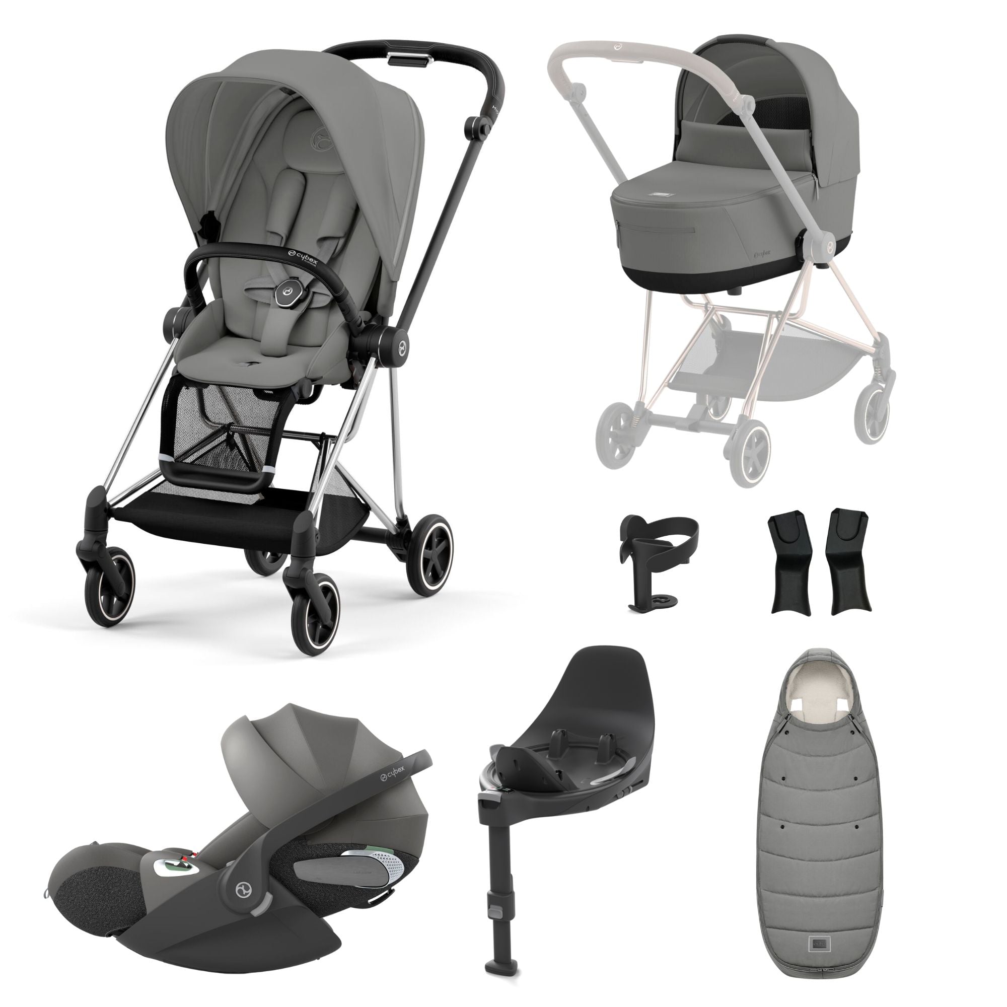 Cybex Mios Travel System -  Mirage Grey (2023)