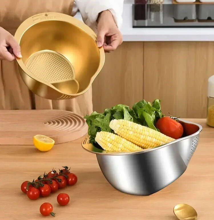 MULTIPURE – Robust sieve bowl for efficient work in the kitchen