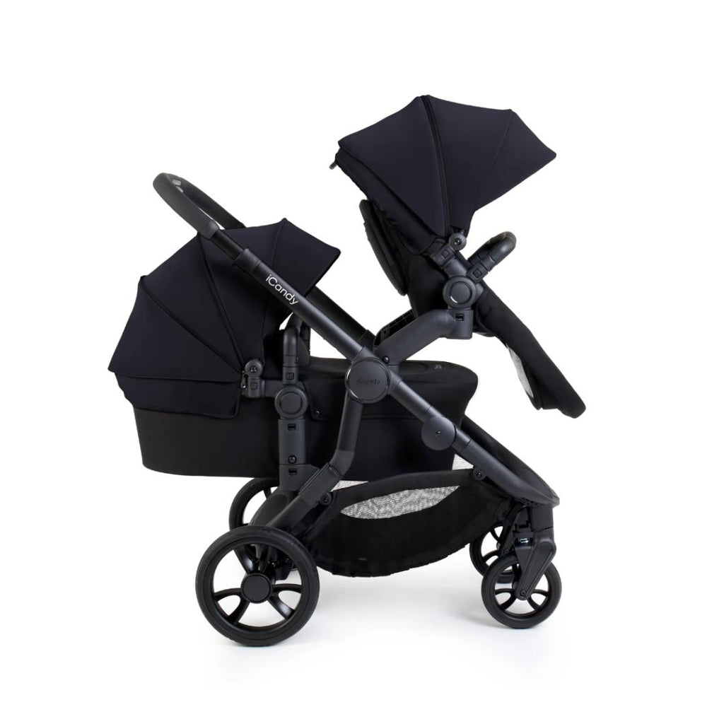 iCandy Orange 4 Pushchair & Maxi Cosi Pebble 360 Pro2 Bundle | Black Edition