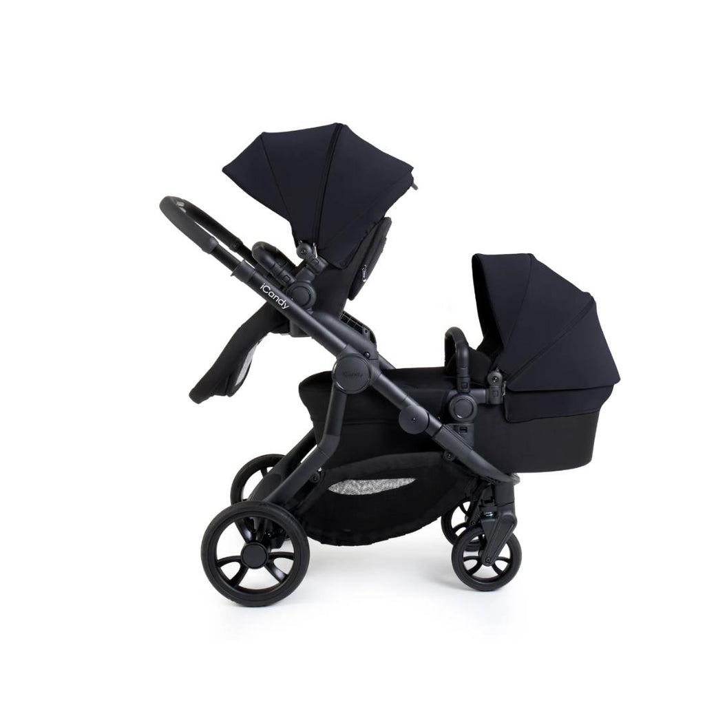 iCandy Orange 4 Pushchair & Cybex Cloud T Bundle | Black Edition
