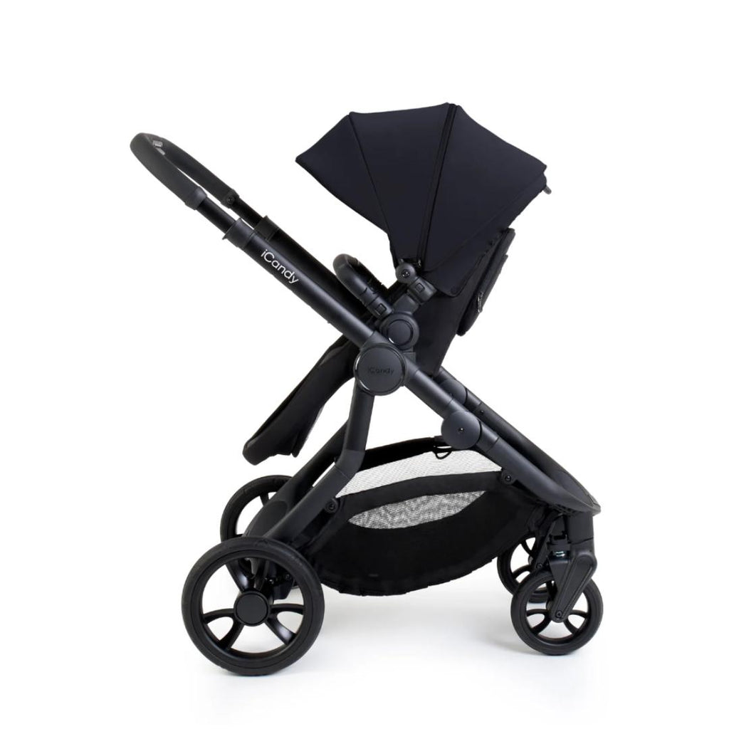 iCandy Orange 4 Pushchair & Maxi Cosi Pebble 360 Pro2 Bundle | Black Edition