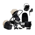 iCandy Orange 4 Pushchair & Cybex Cloud T Bundle | Latte on Black
