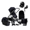 iCandy Orange 4 Pushchair & Maxi Cosi Pebble 360 Pro2 Bundle | Black Edition