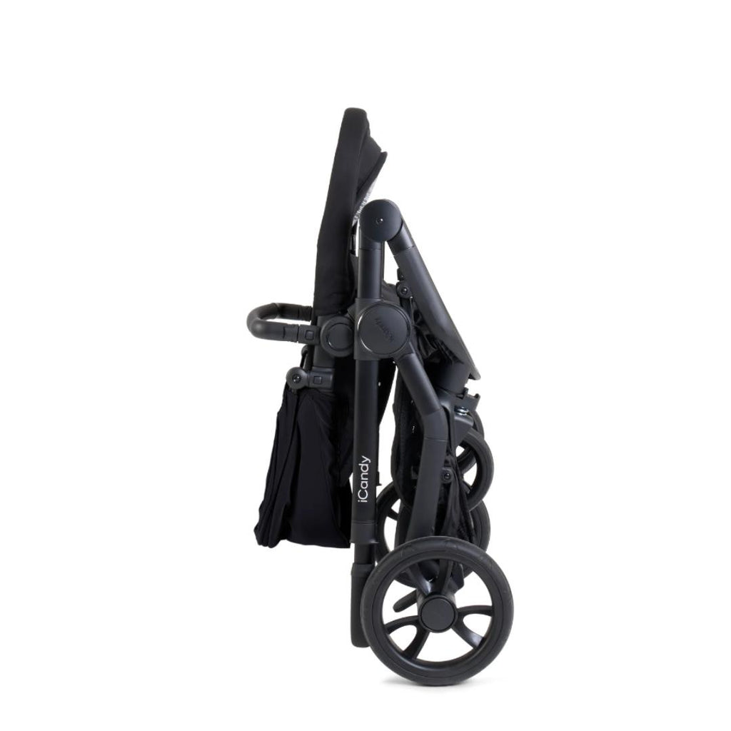 iCandy Orange 4 Pushchair & Cybex Cloud T Bundle | Black Edition