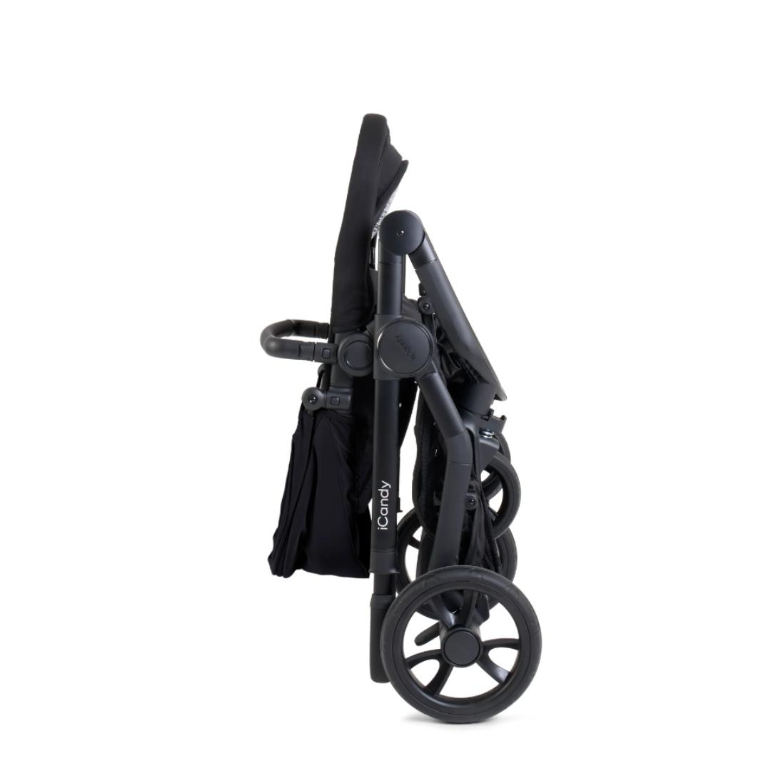 iCandy Orange 4 Pushchair & Cybex Cloud T Bundle | Black Edition