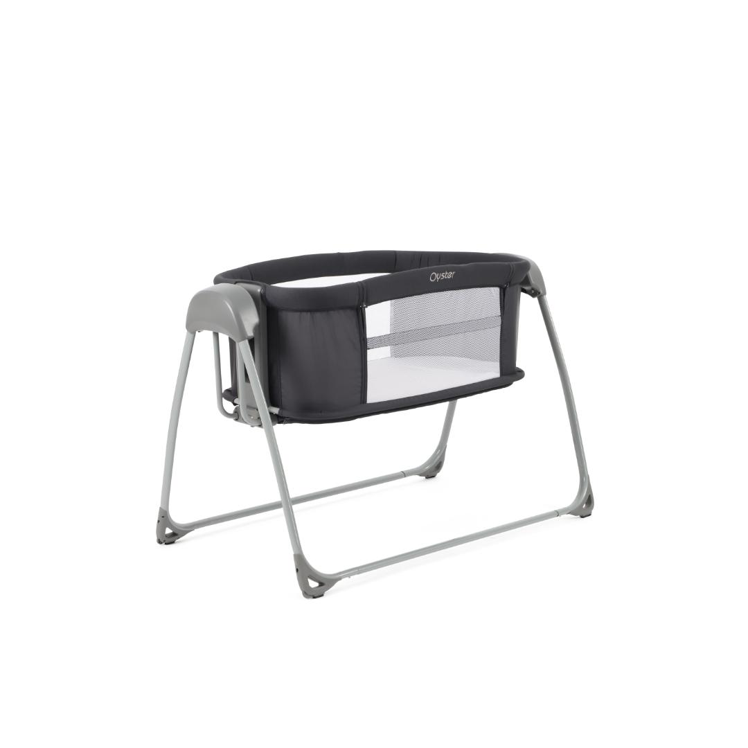 Oyster Swinging Crib - Carbonite