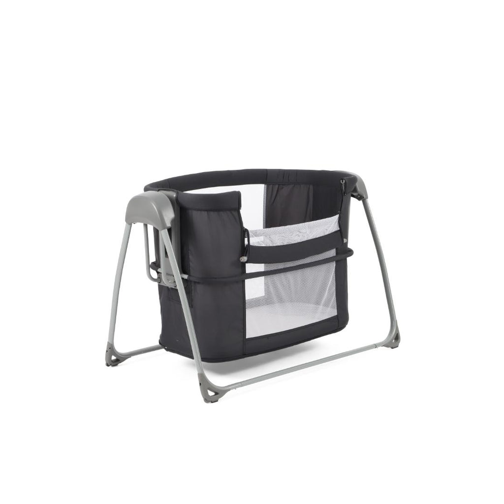Oyster Swinging Crib - Carbonite