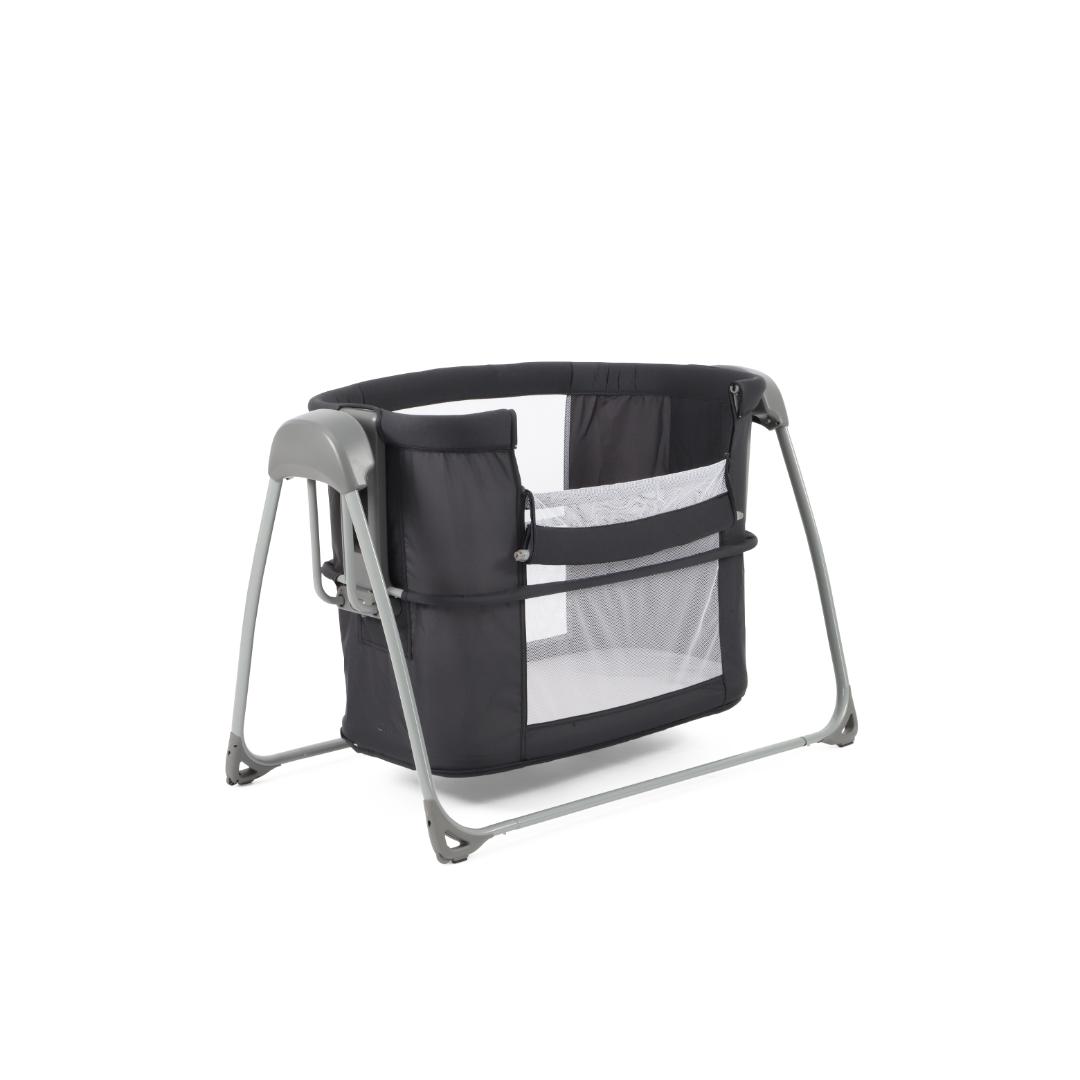 Oyster Swinging Crib - Carbonite