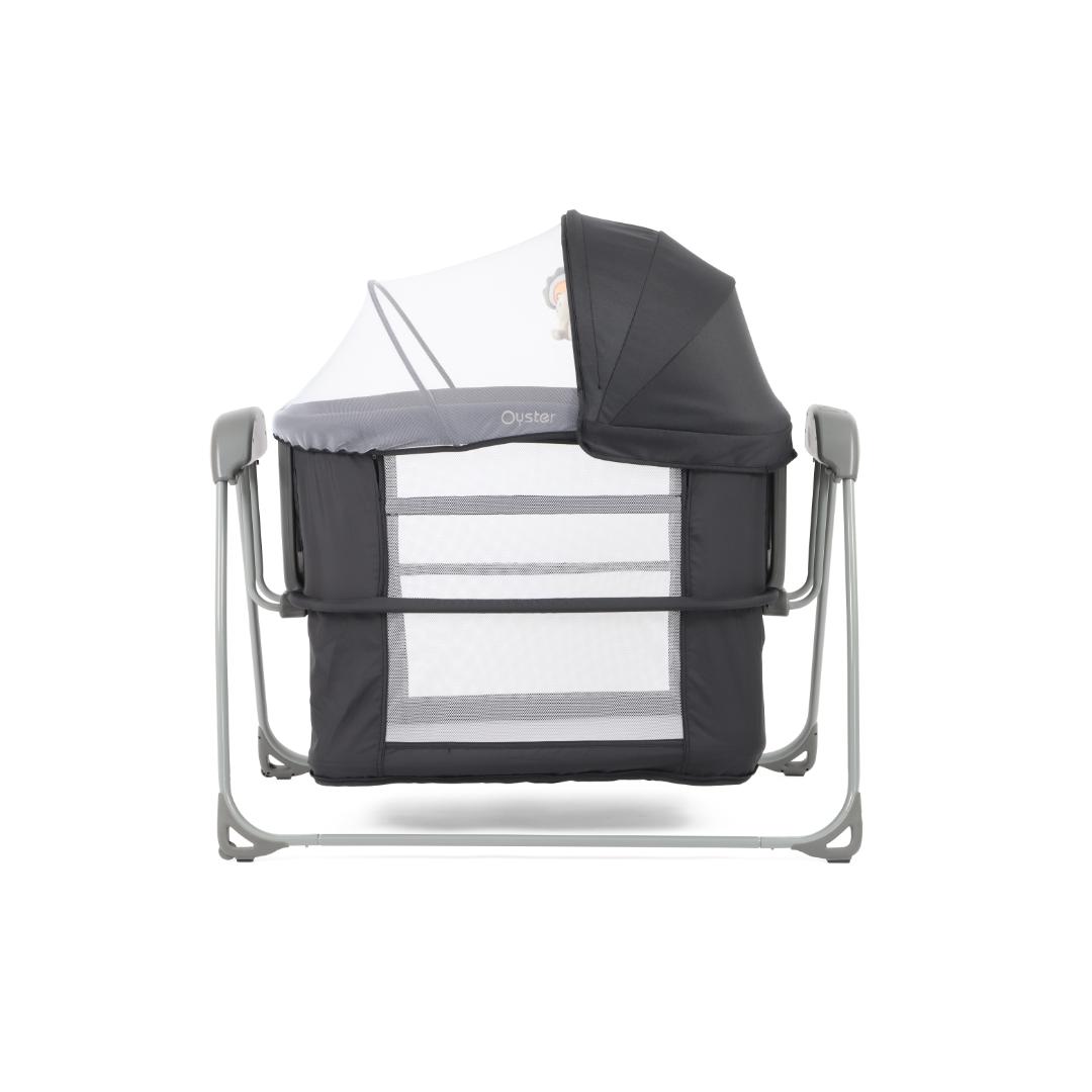 Oyster Swinging Crib - Carbonite