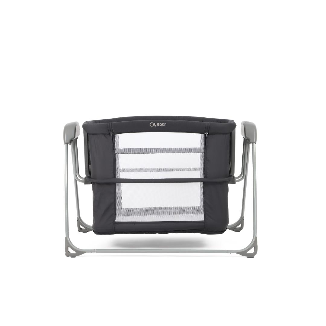 Oyster Swinging Crib - Carbonite