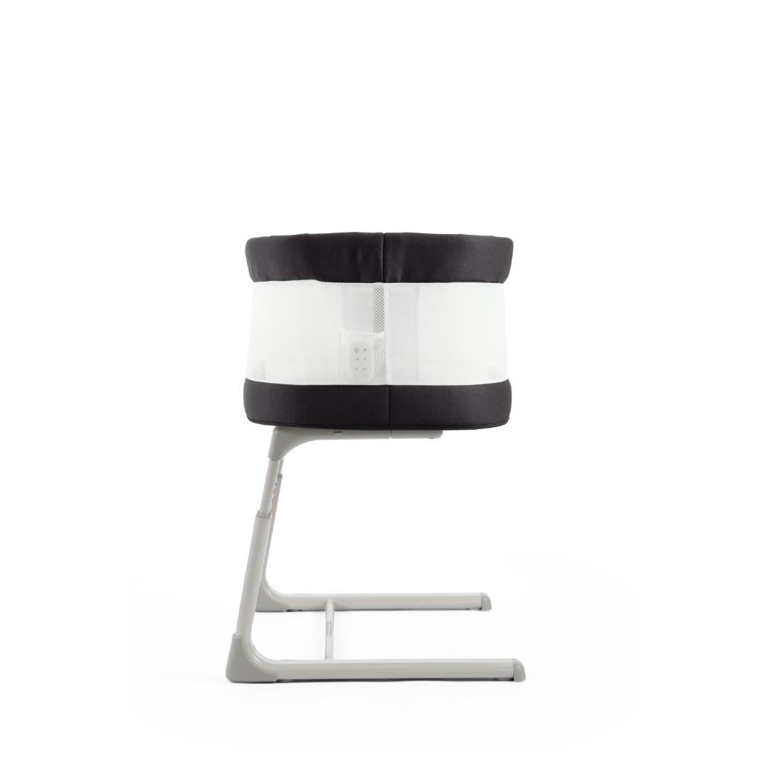 Oyster Wiggle Crib - Carbonite