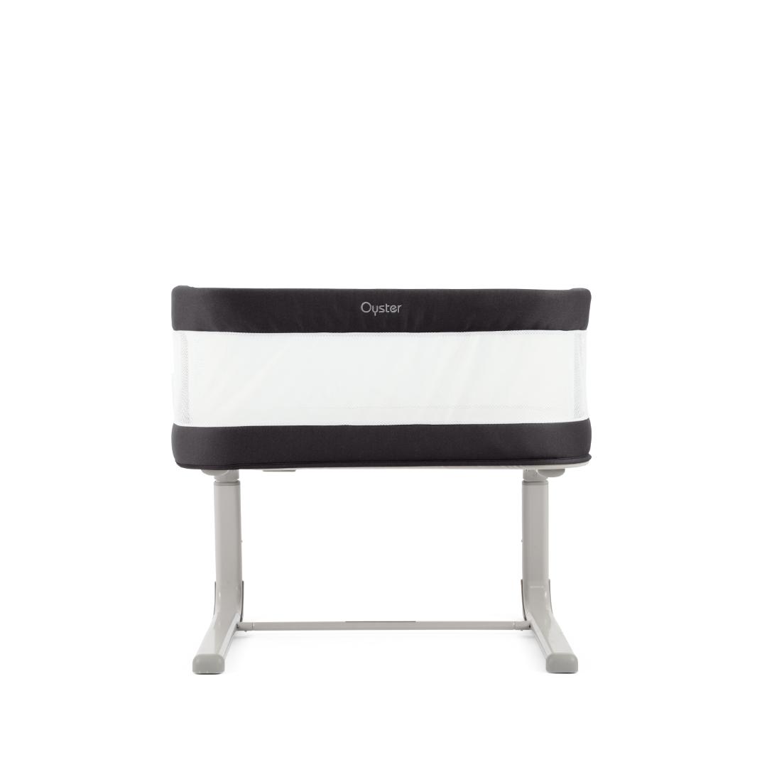Oyster Wiggle Crib - Carbonite
