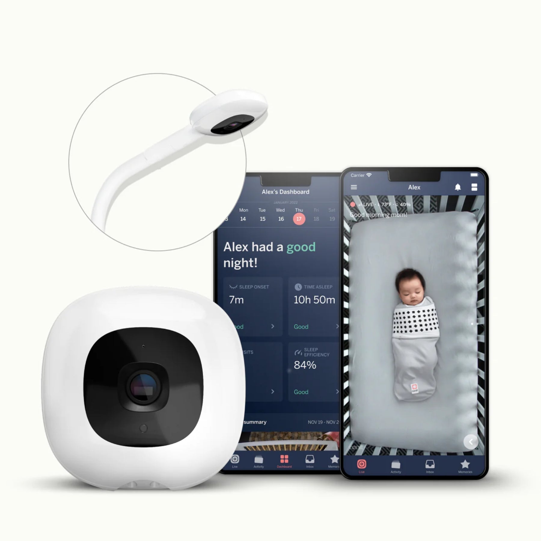 Nanit Pro Baby Monitor & Floor Stand