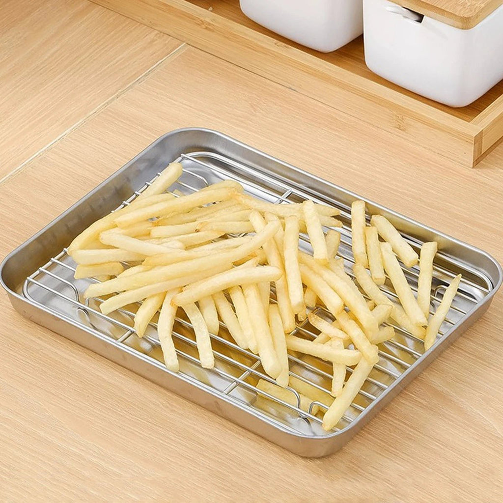 BAKEPURE – Premium stainless steel baking pan set for effortless cooking