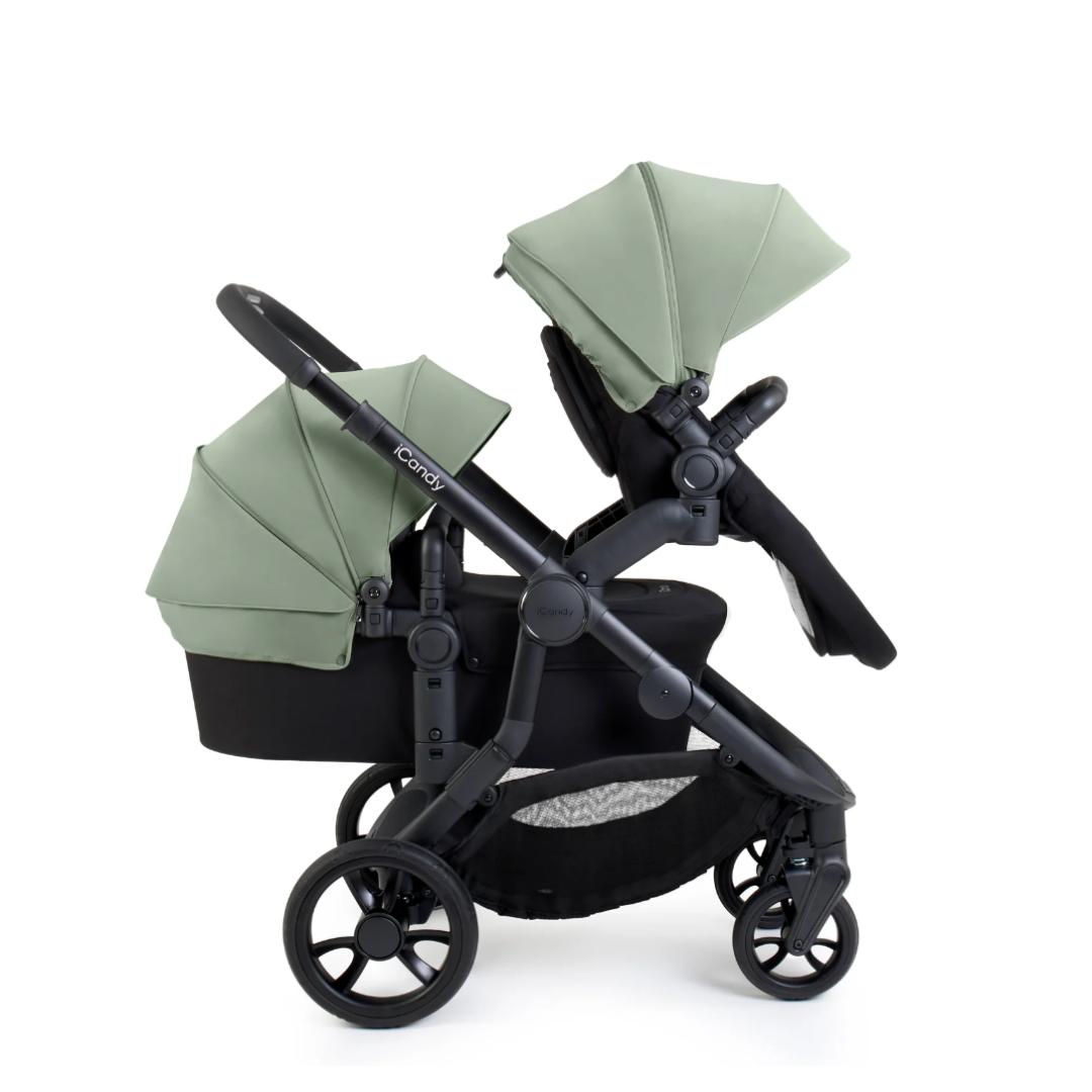 iCandy Orange 4 Pushchair & Maxi Cosi Pebble 360 Pro2 Bundle | Pistachio on Black