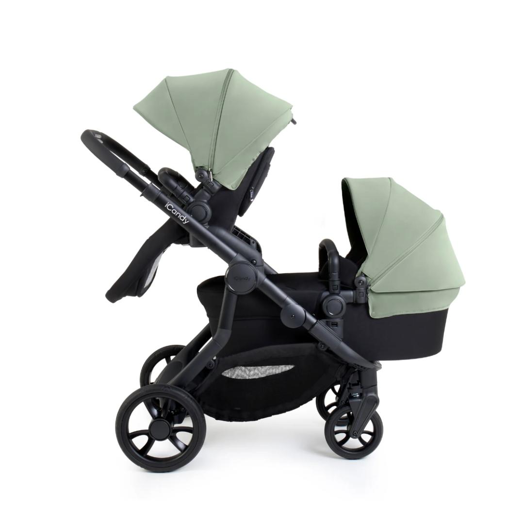 iCandy Orange 4 Pushchair & Maxi Cosi Pebble 360 Pro2 Bundle | Pistachio on Black