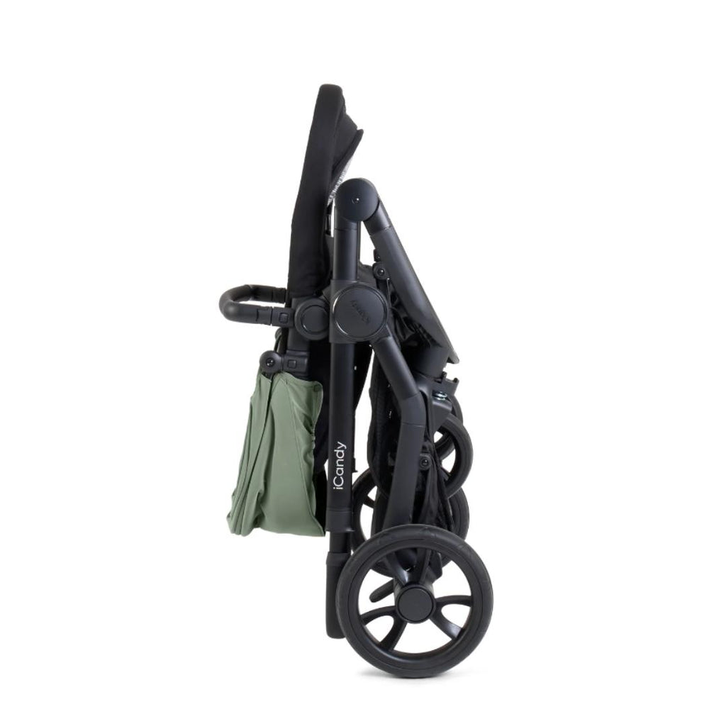 iCandy Orange 4 Pushchair & Maxi Cosi Pebble 360 Pro2 Bundle | Pistachio on Black
