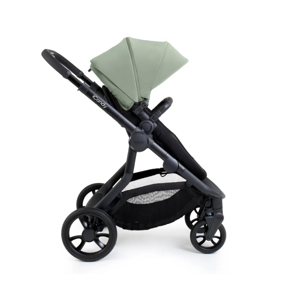 iCandy Orange 4 Pushchair & Maxi Cosi Pebble 360 Pro2 Bundle | Pistachio on Black