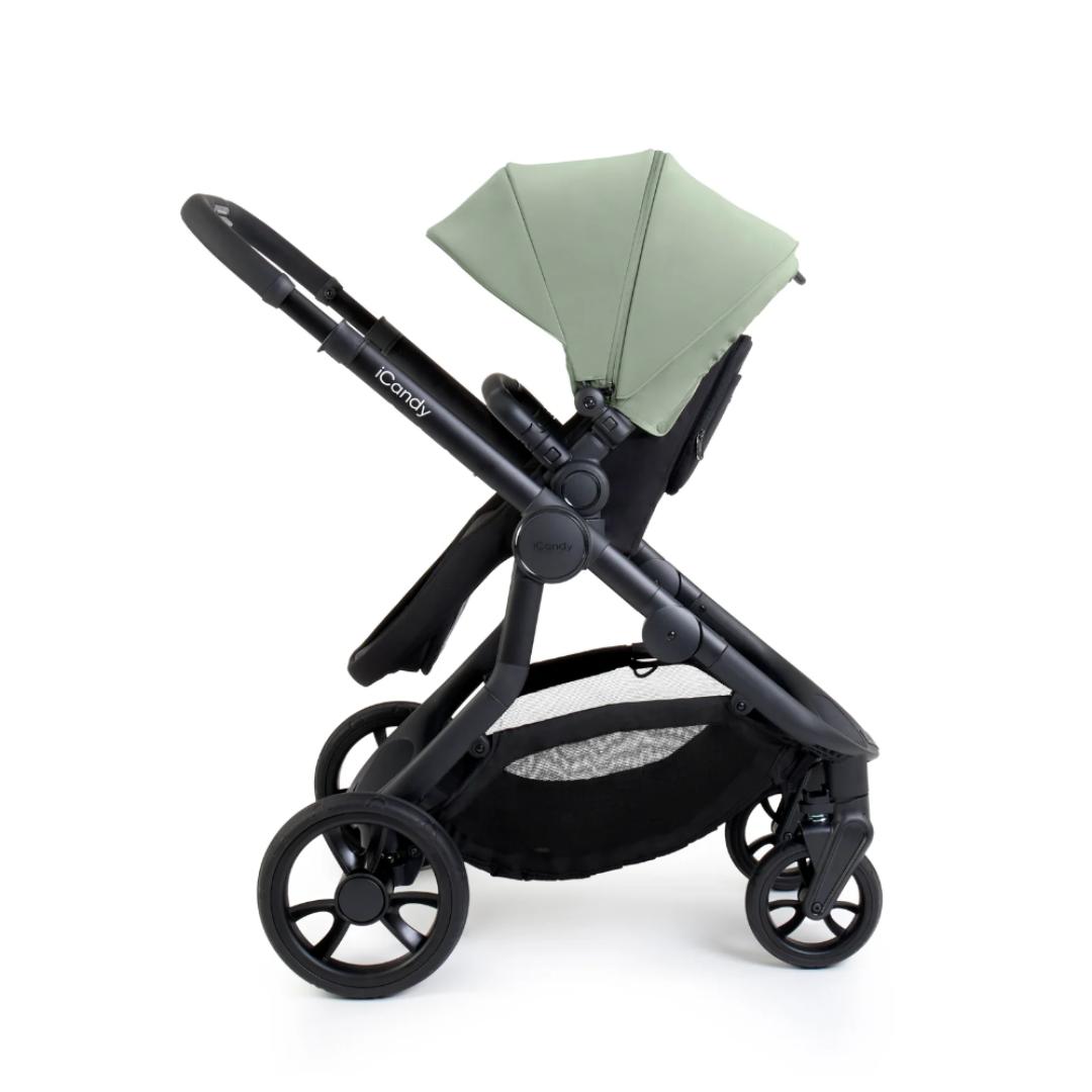 iCandy Orange 4 Pushchair & Maxi Cosi Pebble 360 Pro2 Bundle | Pistachio on Black
