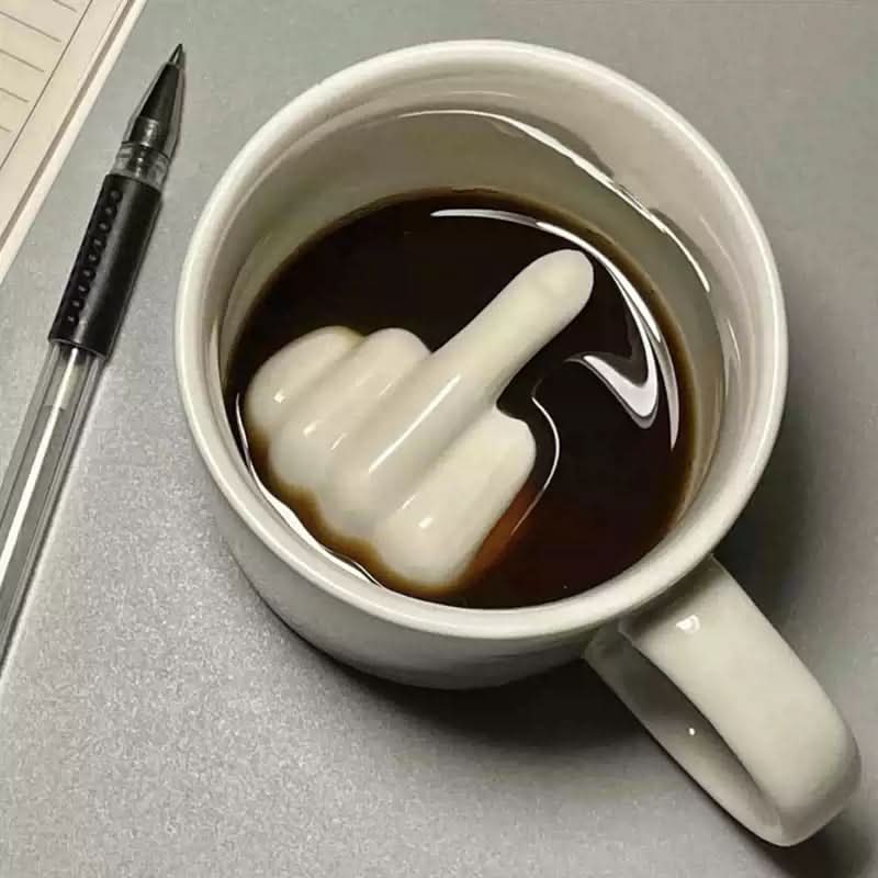 SASSYCUP – Funny Ceramic Mug with Hidden Compartment
