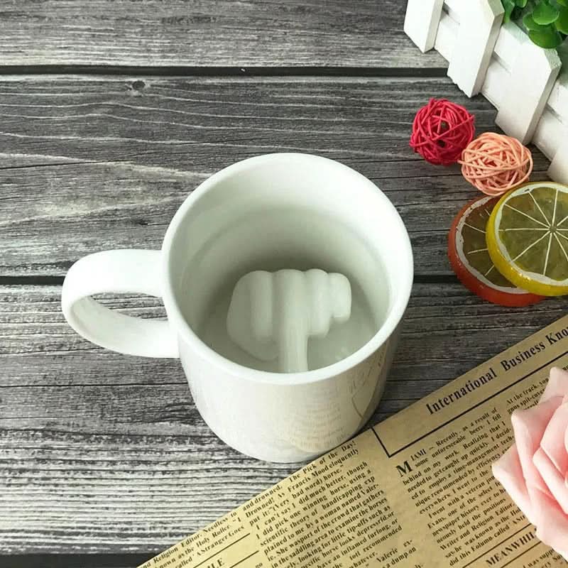 SASSYCUP – Funny Ceramic Mug with Hidden Compartment